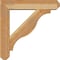 Ekena Millwork Funston Craftsman Rough Sawn Bracket w/ Offset Brace, Western Red Cedar, 6"W x 26"D x 26"H BKT0604X26X26FST04RWR - alternate 2
